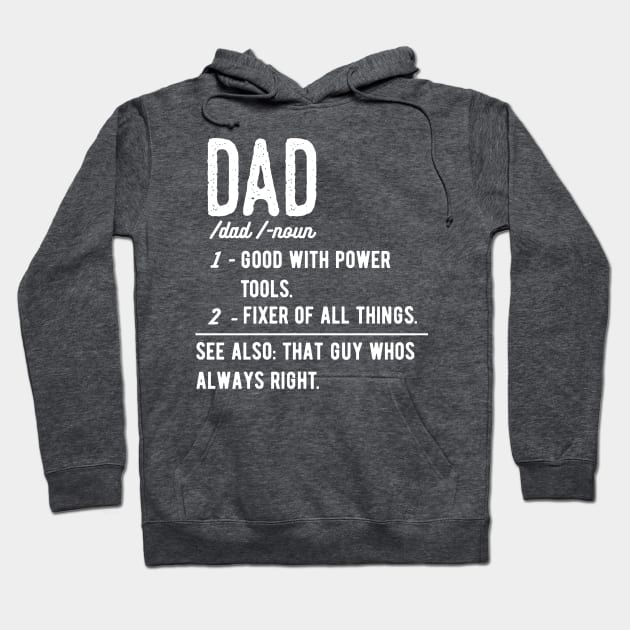 Dad Definition fathers day gift funny Hoodie by Gaming champion